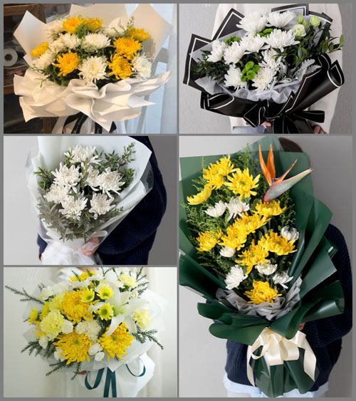 山东日照东港区涛雒镇白事花束代送